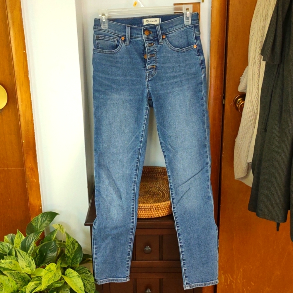 Madewell 9in skinny crop jeans